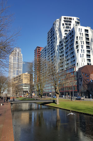 Rotterdam skyline city centre