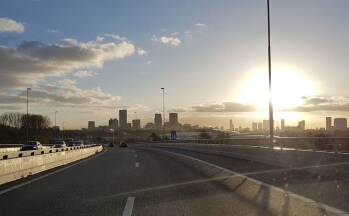 Rotterdam Skyline viewed from the north