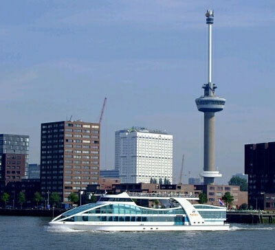 spido tour through rotterdam harbour around euromast